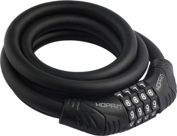 Замок-трос НОРА-М №21 велосипедный, кодовый "Черный" 10х1200 мм [18297]