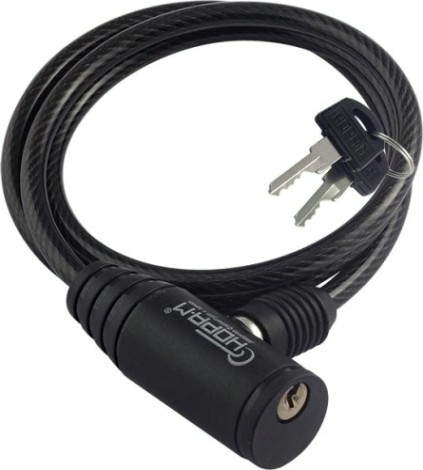 Замок-трос НОРА-М №22 велосипедный "Черный" 6х800 мм [18993]