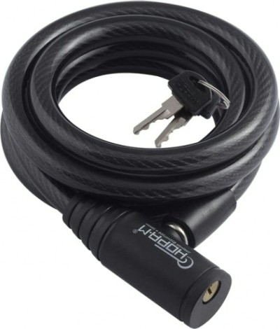 Замок-трос НОРА-М №24 велосипедный "Черный" 10х1500 мм [18293]