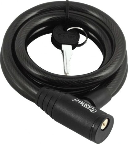 Замок-трос НОРА-М №26 велосипедный "Черный" 12х1500 мм [18294]