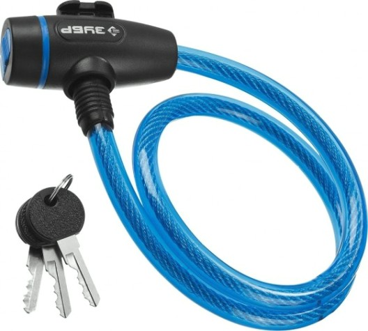 Замок тросовый ЗУБР ПРОФЕССИОНАЛ 3 ключа в комплекте, длина троса 650мм, d 10мм [37261-65_z01]