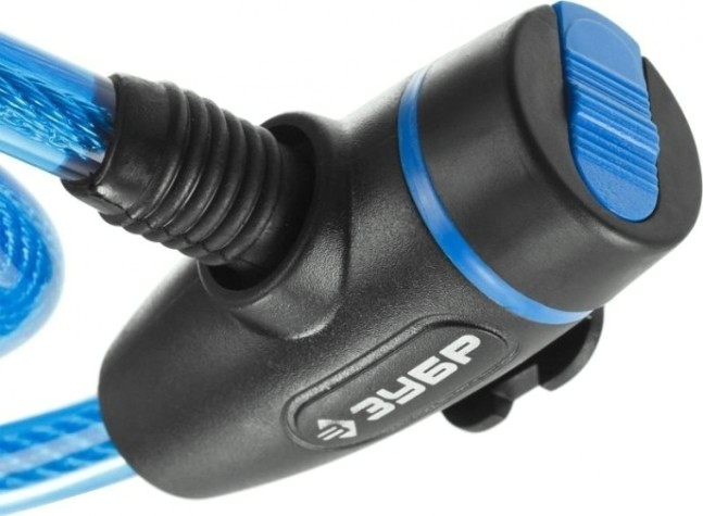 Замок тросовый ЗУБР ПРОФЕССИОНАЛ 3 ключа в комплекте, длина троса 950мм, d 10мм [37261-95]