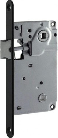 Замок врезной НОРА-М 13-90 под фиксатор "Черный" [18576]