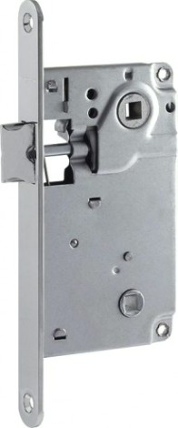 Замок врезной НОРА-М 13-90 под фиксатор "Хром" [8555]