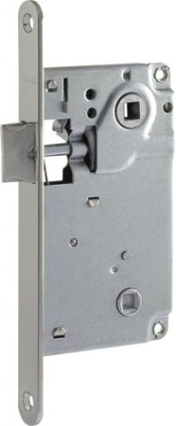 Замок врезной НОРА-М 13-90 под фиксатор "Матовый никель" [18573]