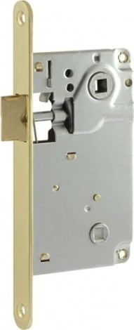 Замок врезной НОРА-М 13-90 под фиксатор "Золото" [8554]