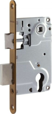 Замок врезной НОРА-М 25-85 цилиндровый "Матовый кофе" [18513]