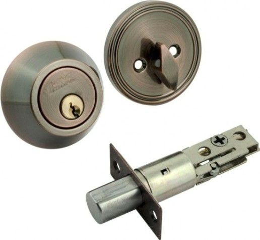 Замок врезной НОРА-М D1 цилиндровый "Старая медь" [8942]