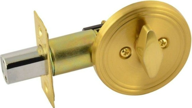 Замок врезной НОРА-М D5 "Матовое золото" [12653]