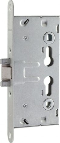 Замок врезной НОРА-М КЗВ-ПП-72 мм противопожарный "Нержавеющая сталь" [18555]