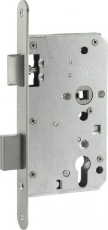 Замок врезной НОРА-М КЗВ5-ПП-72мм противопожарный "Нержавеющая сталь" [18788]