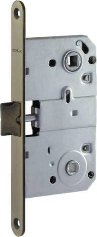 Замок врезной НОРА-М М13-90 под фиксатор "Старая бронза" [9618]