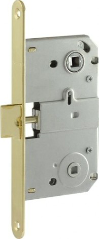 Замок врезной НОРА-М М13-90 под фиксатор "Золото" [9620]