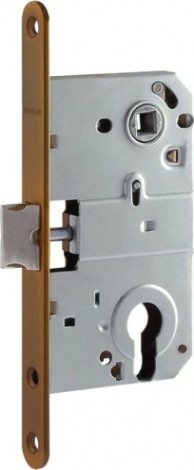 Замок врезной НОРА-М M25-85 цилиндровый "Матовый кофе" [18583]