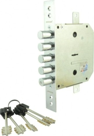 Замок врезной НОРА-М ЗВ8-6ПК.5Т/15 В.9 сувальдный [16248]