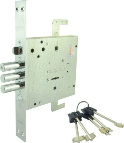 Замок врезной НОРА-М ЗВ9-8 МКТ3/15 сувальдный [16249]