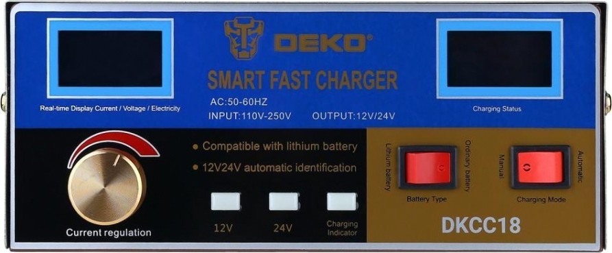Зарядное устройство DEKO DKCC18 12/24в, 18а [051-8054]