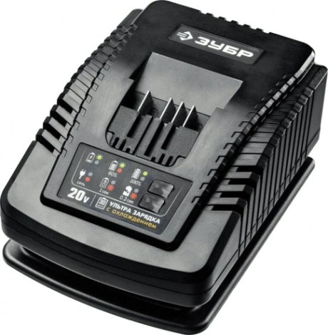 Зарядное устройство для АКБ ЗУБР 20 В, 6 А Li-Ion [RT7-20-6]