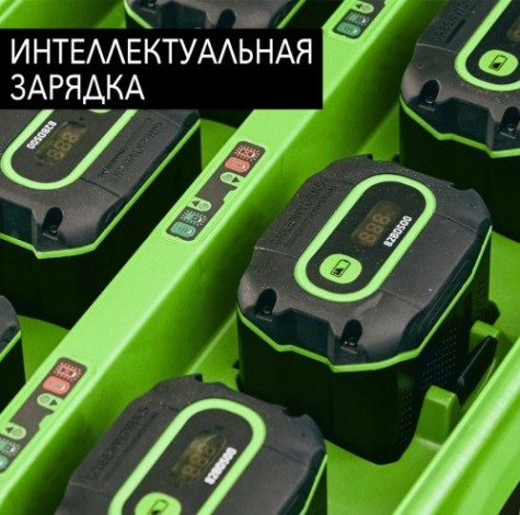 Зарядное устройство для аккумуляторов GREENWORKS 2 955 107 для 6 аккумуляторов [2955107]