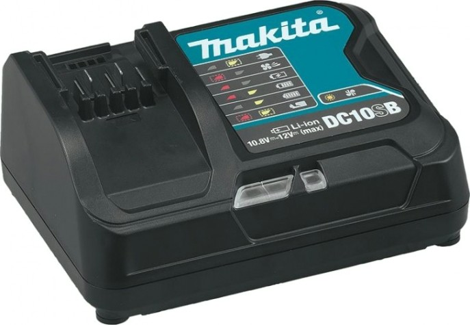 Зарядное устройство для аккумуляторов MAKITA DC 10 SB (199397-3) (Li-Ion CXT, 10,8-12В) [199397-3]