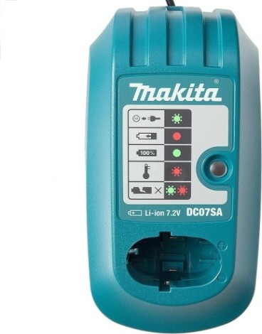 Зарядное устройство для аккумуляторов MAKITA DC07SA (li-ion, 7,2в) [194320-3]