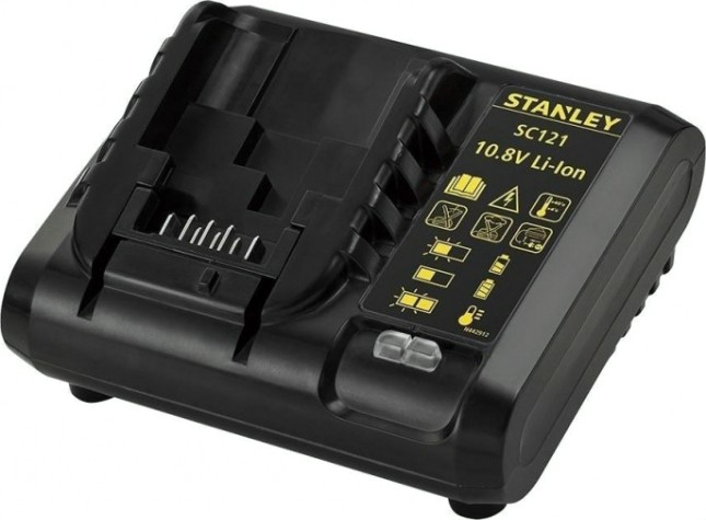 Зарядное устройство для аккумуляторов STANLEY 10,8 Li-Ion 1,25А SC121-RU Зарядное устройство для аккумуляторов STANLEY 10,8 Li-Ion 1,25А SC121-RU