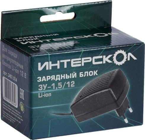 Зарядное устройство ИНТЕРСКОЛ ЗУ-1,5/12 с индикатором [2401.114]