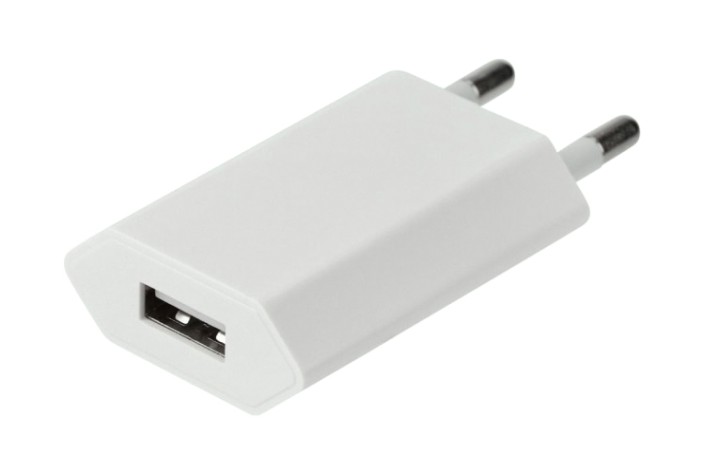 Зарядное устройство REXANT 16-0273 сетевое для iPhone/iPad USB, 5v, 1A, белое