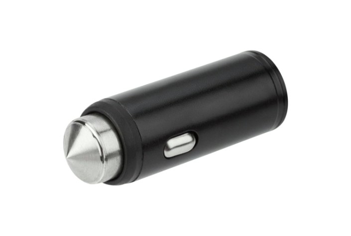 Зарядное устройство REXANT 16-0282 в прикуриватель USB, 5v, 2.4A, черное