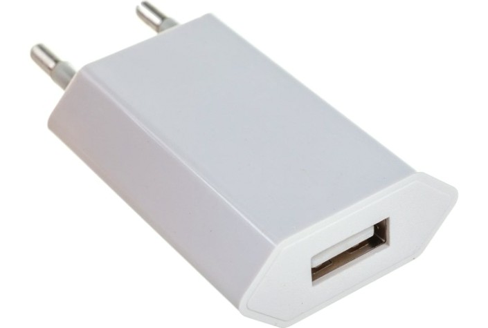 Зарядное устройство REXANT 18-1194 сетевое iPhone/iPod USB белое (СЗУ) (5V, 1000 mA)