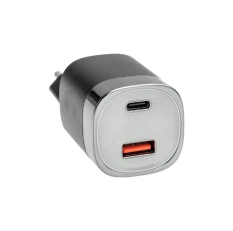 Зарядное устройство REXANT 18-2224 сетевое USB QC (30w) + Type C PD (33W), с дисплеем Зарядное устройство REXANT 18-2224 сетевое USB QC (30w) + Type C PD (33W), с дисплеем