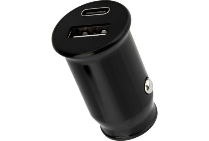 Зарядное устройство REXANT 18-2228 автомобильное c двумя портами USB-A+Type-C 12Bт