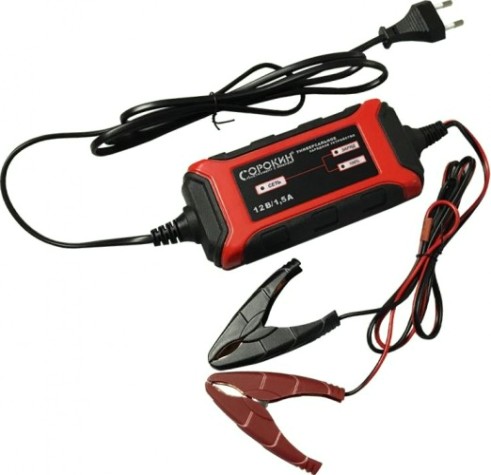 Зарядное устройство СОРОКИН 12.92 2A, 12В, 220В Зарядное устройство СОРОКИН 12.92 2A, 12В, 220В