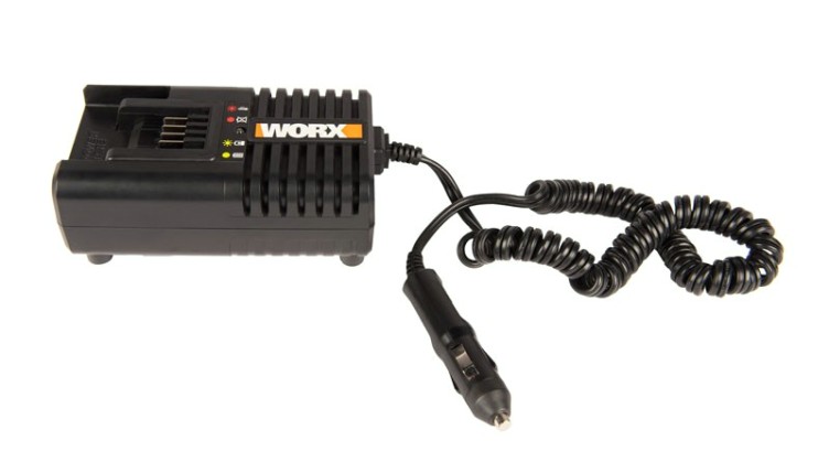 Зарядное устройство Worx WA3765 автомобильное 20В, 2А Зарядное устройство Worx WA3765 автомобильное 20В, 2А