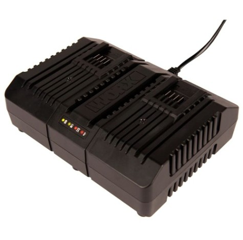 Зарядное устройство Worx WA3883 20В, 2х2А двойное Зарядное устройство Worx WA3883 20В, 2х2А двойное