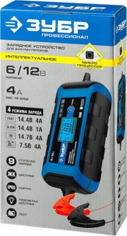 Зарядное устройство ЗУБР ЗУ-120 6/12 B, 4A [59300]