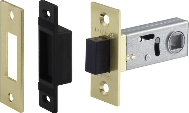 Защелка дверная НОРА-М С-50М магнитная "Матовое золото" [16575]