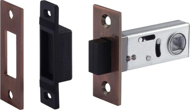 Защелка дверная НОРА-М С-50М магнитная "Старая медь" [14877]