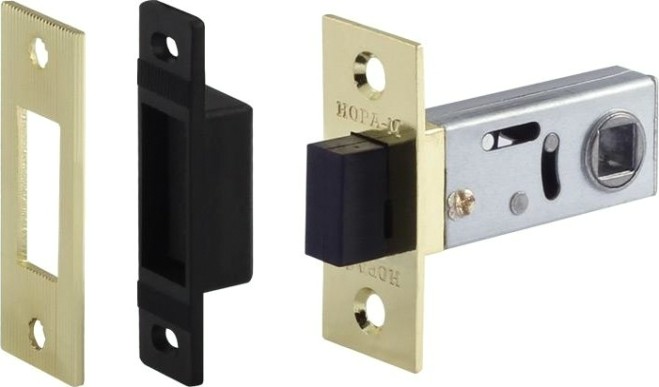 Защелка дверная НОРА-М С-50М магнитная "Золото" [14744]