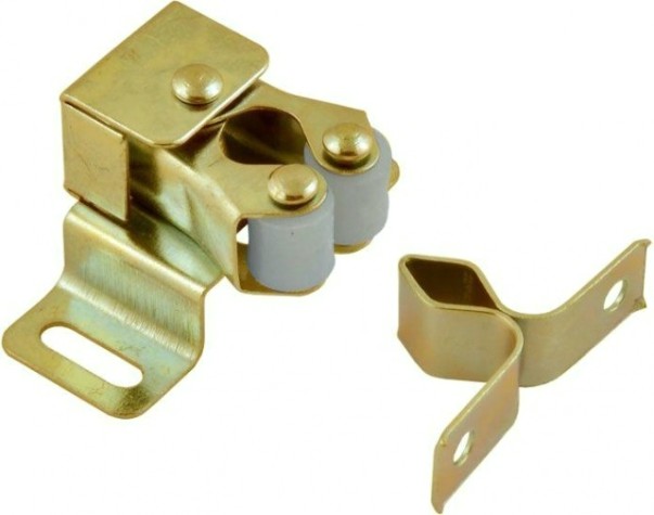 Защелка мебельная НОРА-М №1 роликовая "Золото" [9484]