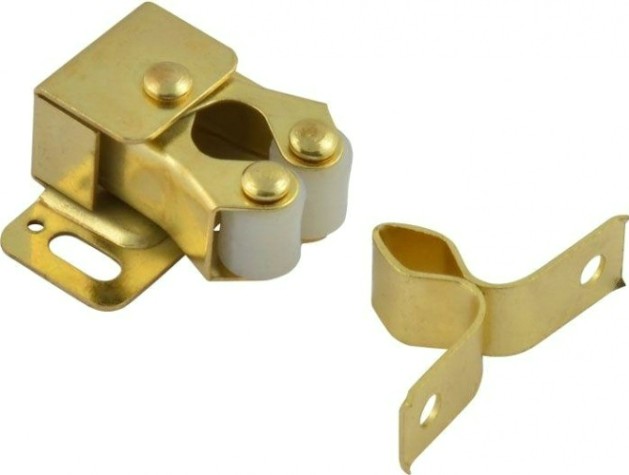 Защелка мебельная НОРА-М №2 роликовая "Золото" [9487]