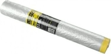 Защитная пленка STAYER PROFESSIONAL с клейкой лентой "маскер", hdpe, 9мкм, 2,7х15м [12255-270-15]