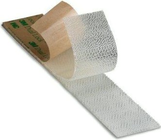 Застежка многоразовая 3M SJ4570 Dual Lock прозрачная 25 мм х 60 мм [4607166908216]