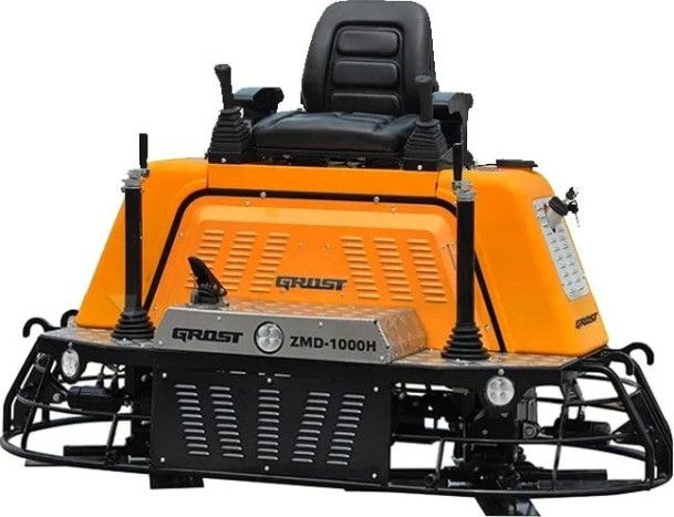 Затирочная машина GROST ZMD-1000H без дисков, двухроторная гидравлическая