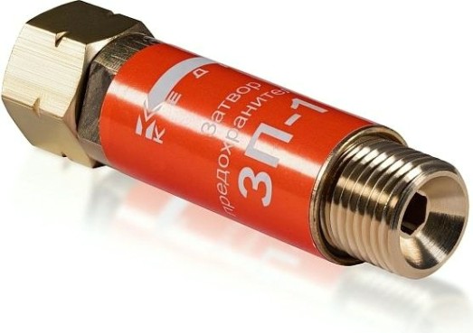 Затвор предохранительный Кедр ЗП-1Г (пропан, ацетилен), на выход редуктора, м16х1,5lh [8007053]