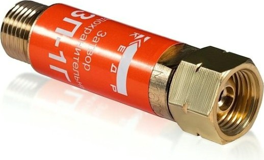 Затвор предохранительный Кедр ЗП-1Г (пропан, ацетилен), на выход редуктора, м16х1,5lh [8007053]