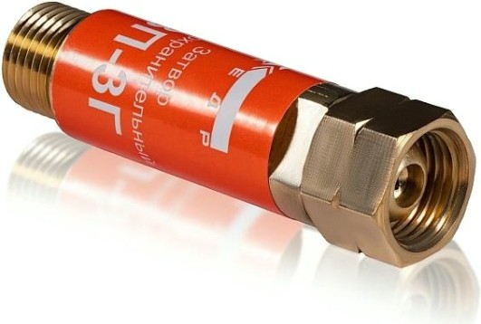 Затвор предохранительный Кедр ЗП-3Г (пропан, ацетилен), на вход резака /горелки, м16х1 [8007048]