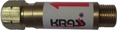 Затвор предохранительный KRASS ЗП-Г-20 на выход резака/горелки (М16*1,5хМ16*1,5) 2117571 [2117571]