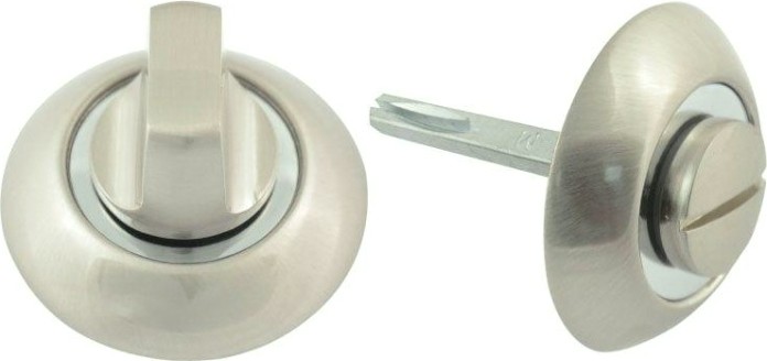 Завертка дверная НОРА-М ECO НФ-А "Матовый хром" [16601]