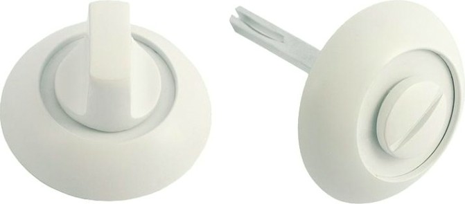 Завертка дверная НОРА-М НФ-А "Белая" [17246]